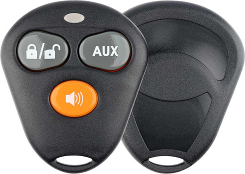 KeylessOption Keyless Entry Remote Control Starter Car Key Fob Case Shell Outer Cover 2 Button Pads for Viper Aftermarket Alarm...