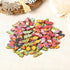 50pcs Mixed Pack 1-inch Colorful Butterfly Wooden Buttons - Retro DIY Handmade Buttons for Children's Crafts and DIY Projects...