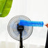 2 Pcs Cobweb Duster Bendable Fan Duster Plastic Dust Cleaner Microfiber Head Washable Ceiling Brush Reusable Dirt Remover for Stand Fan Air Condit...