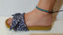 Infinityee888 Anklet Turquoise Bead 10 Inches Anklet Bracelet Woven with Leather Cord Handmade Hippie Bohemian Unisex Style Gift Idea for Men and ...