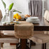 DII Jute Burlap Collection Kitchen Tabletop, Table Runner, 14x108, Ruffle Trim Natural...