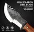 8.5 Inch Handmade High Carbon Steel Tracker Knife - Fixed Blade With Sheath -Full Tang Knife - Survival Knife - Hunting Knife - Tactical Knife for...