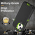 iPhone 15 Case with 2 Pack Screen Protector - Heavy Duty Shockproof Military Grade Drop Protective Full Body Rugged Dust-Proof Cover(Blackgreen).....