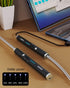 VEHHE Candle Lighter, Electric Rechargeable Arc Lighter with LED Battery Display Long Flexible Neck USB Lighter for Light Candles Gas Stoves Campi...