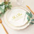 Crisky Napkins Mr and Mrs Gold Cocktail Beverage Dessert for Wedding Shower Engagement Party Decorations, Cake Table Decor Supplies. 100 Pcs, 3-Pl...