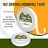 Heavy Duty Fabric Tape - Sticky Double-Sided Tape Strong Adhesive Cloth Leather Tape Press-on Tape, No Sewing or Ironing, Gluing, Alterations and ...
