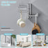 Angle Simple Swivel Towel Hook Polished Chrome, 304 Stainless Steel 3-Arm Robe Hook Bath Towel Hanger, Folding Coat Hook Wall Mounted, 3-Hook Towe...