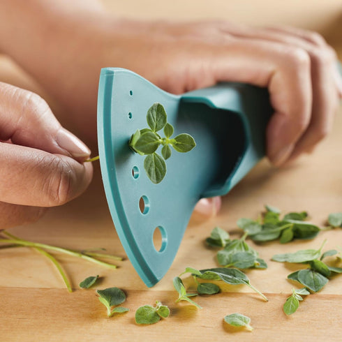 Rachael Ray Professional Multi Shear Kitchen Scissors with Herb Stripper and Sheath, 2 Piece, Agave Blue...