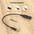 MOSWAG 1/4 to 3.5mm Adapter?1/4 inch Female to 3.5mm Male Adapter?3.5mm Male to 6.35mm Female Headphone Adapter, 1/4" Female to 1/8" Male Audio Ad...