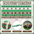 6 PCS Sports Football Ribbons for Crafting, 3/8" Width Grosgrain Ribbon Rugby Football Ribbon Green Brown Balls Game Craft Ribbons for Football Se...