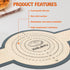 Silicone Bread Sling for Dutch Oven, 2PCS Non-Stick & Easy Clean Reusable Silicone Bread Baking Mat, with Extra Long Handles Bread Baking Sheet Li...