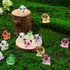 42Pcs Mini Panda Figurines Miniature Luminous Resin Animals Landscape Decoration Glow in the Dark Animals Figures for DIY Accessories Garden Micro...