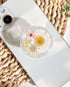 Pressed White Daisy Flowers Phone Grip Holder,Handmade Expandible Collapsible Transparent Cell Phone Accessory, Dried Natural Flowers Phone Stand,...