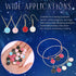 Henoyso 72 Pieces Zodiac Sign Charms Metal Round Double Sided Pendants Twelve Pendants for DIY Bangles Jewelry Making Accessories (Mixed Colors)...