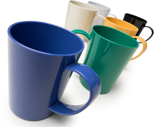 Carlisle FoodService Products 4306602 Break-Resistant Tritan Coffee Mug, 8 oz, White...