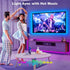 Bluetooth RGBWW LED Lights for 32 Inch TV with App Control, RGB+Tunable White 3000K-6500K TV LED Backlight with RF Remote, Music Sync Indoor USB L...