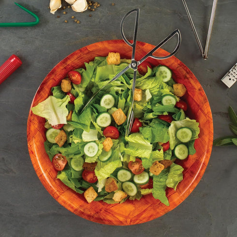 Winco WWB-18 Wooden Woven Salad Bowl, 18-Inch, Brown...