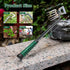 Weed Puller Tools Sharp Weeding Tool High Manganese Steel Grass Root Removal Tool with 5 Teethes Dual Purpose Hand Weeder Tool for Yard Garden Far...