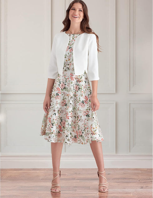 Simplicity Misses' Jacket and Dress Sewing Pattern Kit, Code S9473, Sizes 16-18-20-22-24, Multicolor...