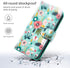 ULAK for iPhone SE 3(2022)/SE(2020)/8/7 Wallet Case with Card Holder, Premium Floral PU Leather Flip Case with Kickstand Card Slots,Wrist Strap, D...