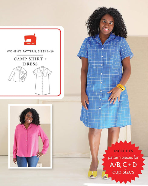 Camp Shirt + Dress Sewing Pattern...