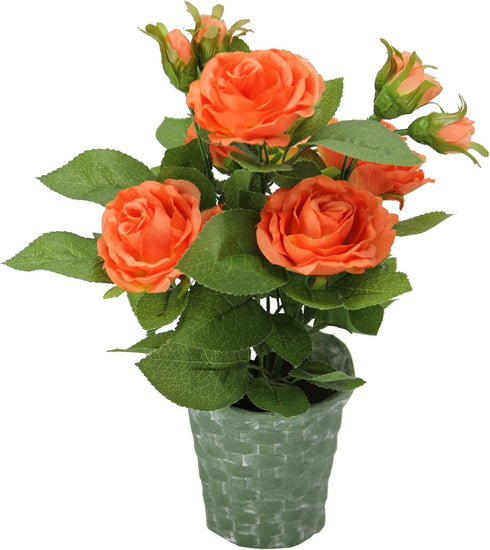 Admired By Nature Artificial Potted Plant, 13' L, Orchid Mix-Rose...