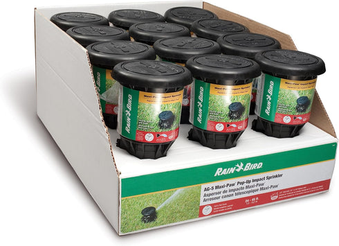 Rain Bird AG-5 All Gallonage Pop-Up Impact Sprinkler, Adjustable 20° - 360° Pattern, 24' - 45' Spray Distance...