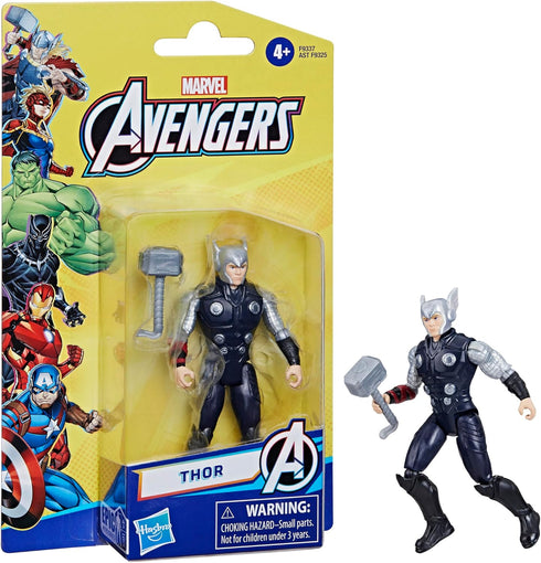 Marvel Epic Hero Series Thor Action Figure, 4-Inch, Avengers Super Hero Toys for Kids Ages 4 and Up...