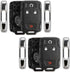 KeylessOption Keyless Entry Remote Control Car Key Fob Case Shell Button Pad Outer Cover for Chevy GMC M3N-32337100 (2-Pack)...