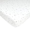 TL Care Fitted Crib Sheet 28" x 52", Soft Breathable Neutral 100% Cotton Jersey Sheet, Stars and Moons, for Boys and Girls, Fits Crib and Toddler ...