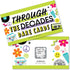 Big Dot of Happiness Through The Decades - 50s, 60s, 70s, 80s, and 90s Party Game Scratch Off Dare Cards - 22 Count...