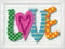 Design Works Crafts Love Needlepoint Kit, 7"x5" Stitched in Yarn......