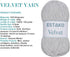 Estako Velvet Chenille Blanket amigurumi Yarn for Crocheting and Knitting Super Bulky 100 gr (132 yds) (1120 - Light Grey)...