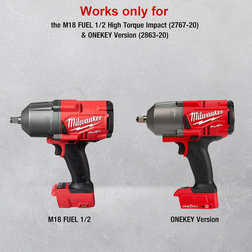 M18 Protective Boot 49-16-2767 High Torque Impact Wrench Boot, Compatible with Milwaukee M18 FUEL 1/2 High Torque Impact (2767-20) & ONEKEY Versio...