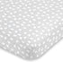 NoJo Super Soft Grey & White Elephant Fitted Mini Crib Sheet, Grey, White...
