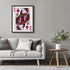 Posterizer 1 pcs-Queen of diamonds Aesthetic Picture-Abstract & Modern Art-Gift for Men Women Entrepreneur Teens-Living Room Bedroom Decor- UNFRAM...