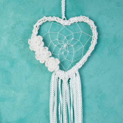 20 Pieces Metal Dream Catcher Rings Circle Heart Moon Shaped Catcher Rings Macrame Hoop Rings for DIY Crafts Wedding Wreath Wall Hanging Decor...