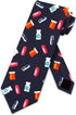 Pills Ties Medicine Neckties Pharmacist tie Mens Neck Tie...
