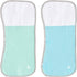 Munchkin® TheraBurpee: 2 Pack Burp Cloths with Built-in Pockets, for use with Colic & Fever Rescue Kit, 1 Blue, 1 Mint,2 Count (Pack of 1)...