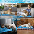 Dog Cooling Mat Water Injection Pet Cooling Pads Dogs & Cats Pet Cooling Blanket for Outdoor Car Seats Beds (Small(18IN* 20IN), Ocean Blue)...