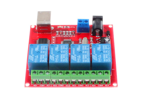 NOYITO 4-Channel 12V Computer USB Control Switch Relay Module Drive-Free Relay Module Plug and Play Suitable for PC Smart Controller......