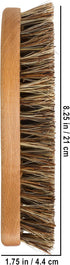 Redecker S-Shaped Union Fiber Scrub Brush with Oiled Beechwood Handle, 8-1/4 inches, Unique Shape Easily Reaches Corners, Resilient Natural Bristl...