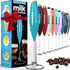 PowerLix Milk Frother Handheld Battery Operated Electric Whisk Beater Foam Maker For Coffee, Latte, Cappuccino, Hot Chocolate, Durable Mini Drink ...