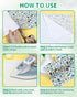 PLANTIONAL Woven Cotton Iron-On Fusible Interfacing: 44 inch X 2 Yards White Medium Weight 100% Cotton Single-Sided Interfacing for t-Shirt Quilts...