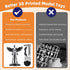Upgraded T13 Action Figure with Wings and Holder -?Assembly Completed? Dummy 13 Robot, 3D Printed Flexible Titan Gift, Multi-Jointed Lucky Desk Ex...