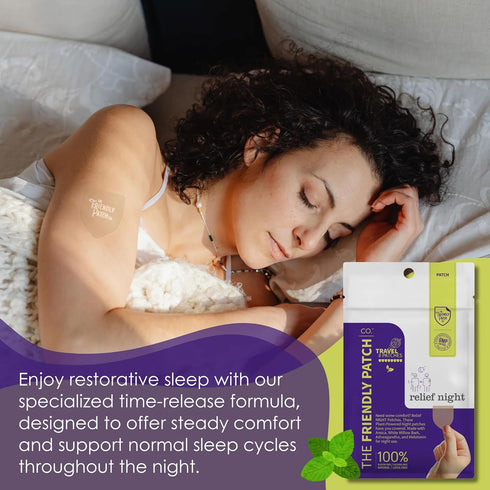 Relief Night Patch - 8 pack Arnica, White Willow Bark, Melatonin, Ashwagandha for Soreness for Sleep for Women and Men...