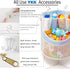 PVC Material Bathtub Toy Holder Prevent Long Spots Bath Toy Storage Bath Toys for Kids Ages 4-8 17“x13”Mesh Bath Toy Holder let Baby Bath Toys Qui...
