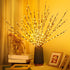 Lights Twig - 60 LED Waterproof & Battery Operated Branch Lights for Vases, Magical Light Up Twigs for Create Christmas Ambience and Lighting Up D...