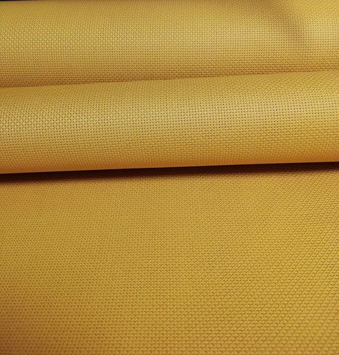 19" x 28" 11CT Counted Cotton Aida Cloth Cross Stitch Fabric (Ginger Yellow)...