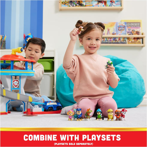 Paw Patrol, 10th Anniversary, All Paws On Deck Toy Figures Gift Pack with 10 Collectible Action Figures, Kids Toys for Ages 3 and Up...